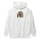 夜兎の和柄女子 Heavyweight Hoodie