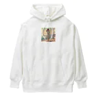 inuneko2004の海辺の女の子 Heavyweight Hoodie