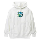 海の幸のカリブ海と船 Heavyweight Hoodie