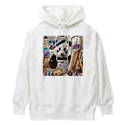 akinyan3128の絵描きのパンダ君 Heavyweight Hoodie