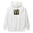 kokin0の横向きの犬 liting dog Heavyweight Hoodie