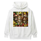 AQUAMETAVERSEの子猫のフルーツの楽園　なでしこ1478 Heavyweight Hoodie