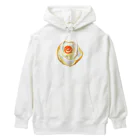 pyon☪︎chocoの目玉焼き　水彩 Heavyweight Hoodie