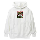 赤ペンギン@AIのフラワーヘッジホッグ Heavyweight Hoodie