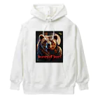 NaturalCanvasのBeware of Bear! Heavyweight Hoodie