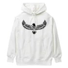 chicodeza by suzuriの鷲のシルエット Heavyweight Hoodie