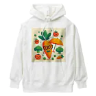 130Saitohの人参・トマト・ブロッコリー Heavyweight Hoodie