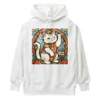 ゆまちゃんの開運雑貨屋さんの集客用子招き猫 Heavyweight Hoodie