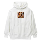 taryoセレクションの親子猫のほのぼのスリープ③ Heavyweight Hoodie