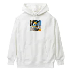 かるるんショップのかき氷シリーズ　ブルーハワイとマンゴー Heavyweight Hoodie