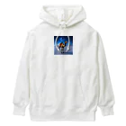 こまつな猫のビョン太郎とキャメルン Heavyweight Hoodie