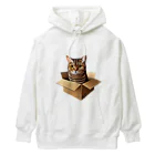 猫の小梅お嬢さんの小梅ちゃん　箱猫 Heavyweight Hoodie