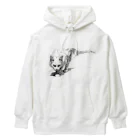 sperz shopの威嚇白猫 Heavyweight Hoodie