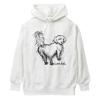 ui.のGolden Retriever Heavyweight Hoodie