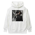 vieのvie BLACK_smoke Heavyweight Hoodie