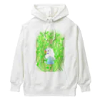 Lily bird（リリーバード）の豆苗まみれのセキセイちゃん Heavyweight Hoodie