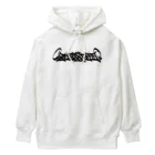 yusponzのロゴ　黒 Heavyweight Hoodie