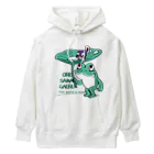 イラスト MONYAAT のオレサマガエル Heavyweight Hoodie