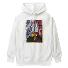 もなかの雑貨店の旅人とねこ Heavyweight Hoodie