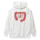 8anna storeの人体のなぞ。ぴかぴかピンクの大腸。 Heavyweight Hoodie