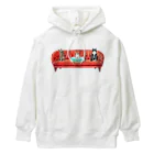 SANKAKU DESIGN STOREの新入りと古参の緊張感溢れるソーシャルディスタンス(社会的距離)。 Heavyweight Hoodie