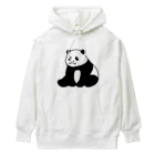 chippokeのころころパンダ（おすわり）（線あり） Heavyweight Hoodie