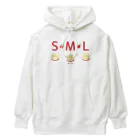 イラスト MONYAAT のML002 SMLTシャツのりんごすたぁ*輪切りのリンゴ Heavyweight Hoodie