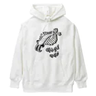 LalaHangeulのアノマロカリス　ハングルデザイン Heavyweight Hoodie