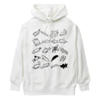 いきものや　のの（別館）の淡水魚整列 Heavyweight Hoodie