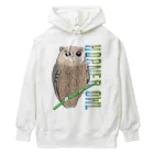 LalaHangeulのHORNED OWL (ミミズク) Heavyweight Hoodie