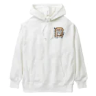 イラスト MONYAAT の食パンくんこげこげっち Heavyweight Hoodie