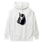 kocoon（コクーン）の夜型生活のネコ（文字無し） Heavyweight Hoodie