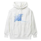 栗坊屋のブルーマンタ Heavyweight Hoodie