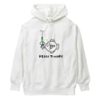 ハローティーワークスのうでが生えたよ【黄緑】 Heavyweight Hoodie