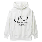 kayanoko worksのhide shop お〜い　（黒） Heavyweight Hoodie