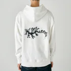 栗坊屋のリーフィーシードラゴン　白黒 Heavyweight Hoodie