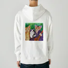 withCatsの森のニャンニャニャーン 旅立ちの朝 Heavyweight Hoodie