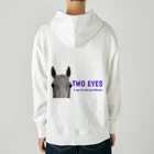 HorseSpaceTsumugiのぶーちゃまのTWO EYES ヘビーウェイトパーカー