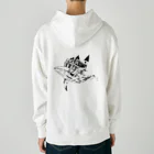 jellyfish-riceballのクジラ Heavyweight Hoodie