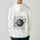 Aimurist のZeromulist planet IAM モノクロ Heavyweight Hoodie