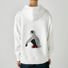 kokeshi_colorのやる気なさ男くん Heavyweight Hoodie