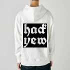 hack yew(anthrapos;)のマンバンを試す人 Heavyweight Hoodie