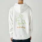 ［ n / k ］ONLINE_SHOPの走るシチョウサ(青肉) Heavyweight Hoodie