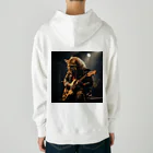 Gavi'sのRockなCat 猫ギターバージョン2 Heavyweight Hoodie