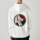 WebArtsのHanafuda January Design "Pine and Crane" 一月の花札「松に鶴」 Heavyweight Hoodie