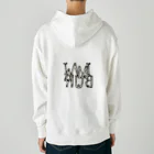 IMABURAIの煌めくミラー文字 Heavyweight Hoodie