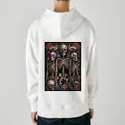 Skull sectionのドクロと薔薇 Heavyweight Hoodie