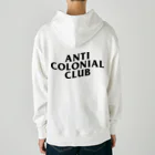 YaHabibi ShopのAnti Colonial club　パレスチナ解放のためのもの Heavyweight Hoodie