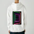 Association Against Mirroring SelfiesのAbstract_Neonsign Heavyweight Hoodie