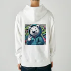 shishimaru444のHACCHYAKE SHIROKUMA Heavyweight Hoodie